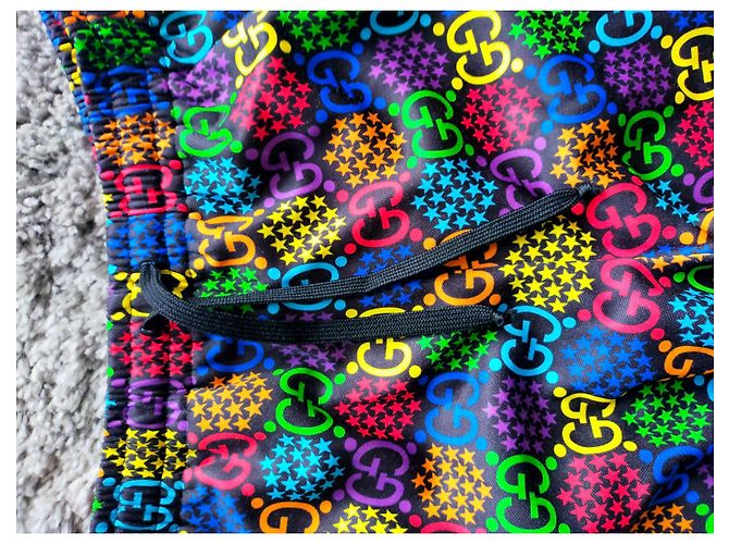Gucci Pants Polyester Multicolor Multiple colors - view 3
