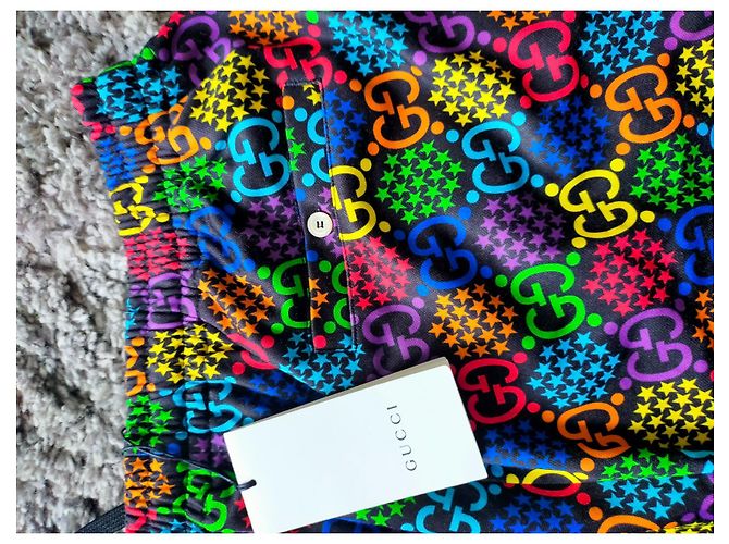 Gucci Pants Polyester Multicolor Multiple colors - view 5