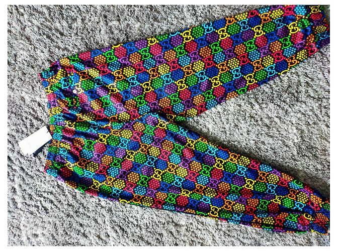 Gucci Pants Polyester Multicolor Multiple colors - view 6