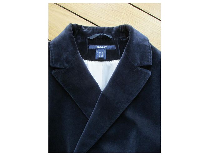 Autre Marque Giacca blazer in velluto notte, taille 42. Blu navy - vista 3