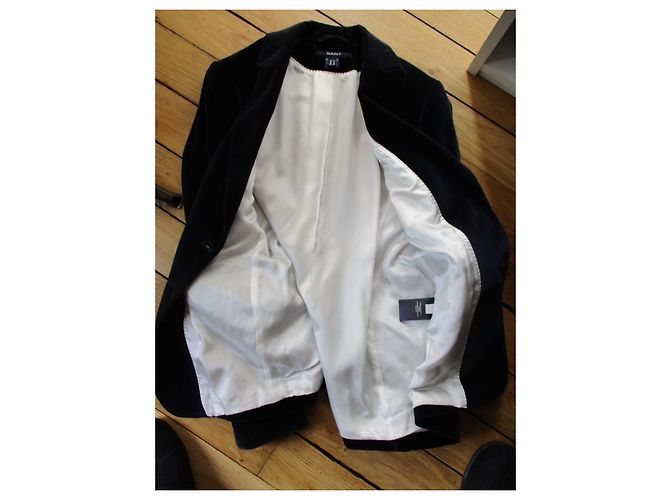Autre Marque Giacca blazer in velluto notte, taille 42. Blu navy - vista 4