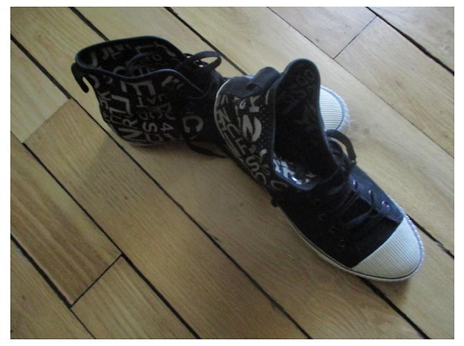 Paul Smith scarpe da ginnastica alte, Pointure 8UK. Nero - vista 2