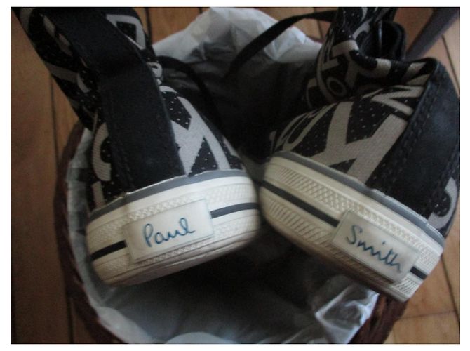 Paul Smith scarpe da ginnastica alte, Pointure 8UK. Nero - vista 4