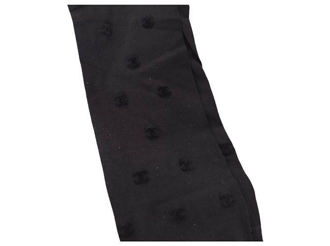 Chanel Black Tights with CC logos Fall-Winter 2020-2021 - view 2