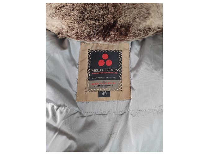 Giacca Peuterey Twister Beige in Piuma d'Oca - vista 10