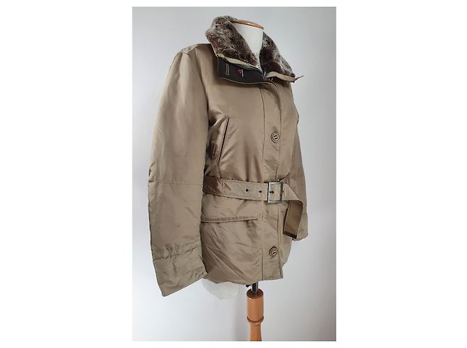 Giacca Peuterey Twister Beige in Piuma d'Oca - vista 2