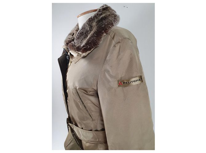 Giacca Peuterey Twister Beige in Piuma d'Oca - vista 4
