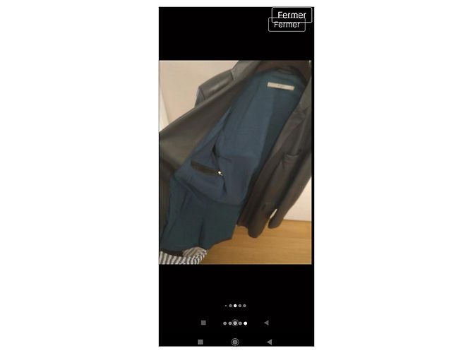 Givenchy Navy Blue Lambskin Jacket - view 2