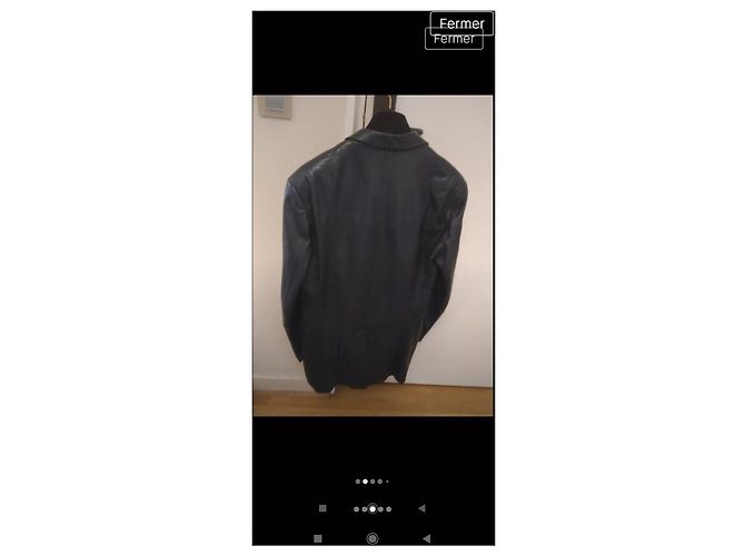Givenchy Navy Blue Lambskin Jacket - view 4