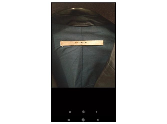 Givenchy Navy Blue Lambskin Jacket - view 5