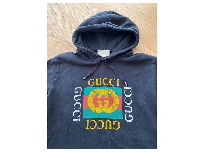 Gucci Hoodie Schwarz Baumwolle Herren L - Ansicht 2