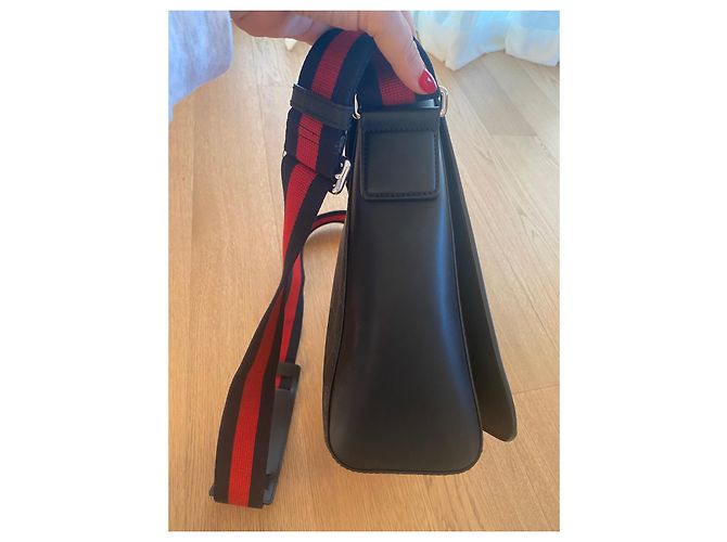 Borsa a Tracolla Gucci Nera in Pelle Nero - vista 2