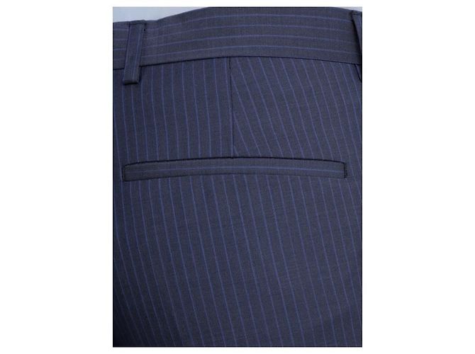 Pantaloni formali a righe di Calvin Klein Blu - vista 6