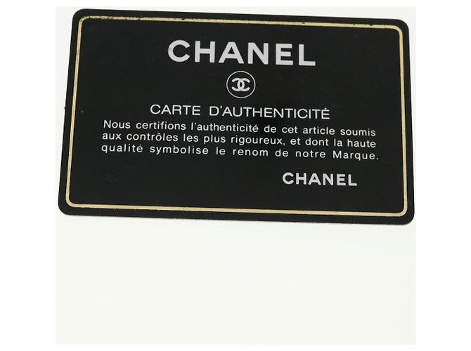 CHANEL COCO Mark Monedero Caviar Skin Black CC Auth ac991 Negro - vista 12