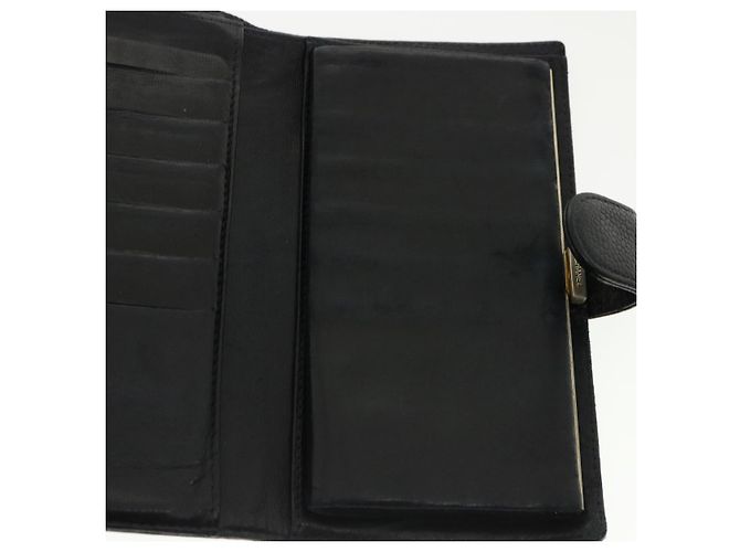 CHANEL COCO Mark Monedero Caviar Skin Black CC Auth ac991 Negro - vista 19