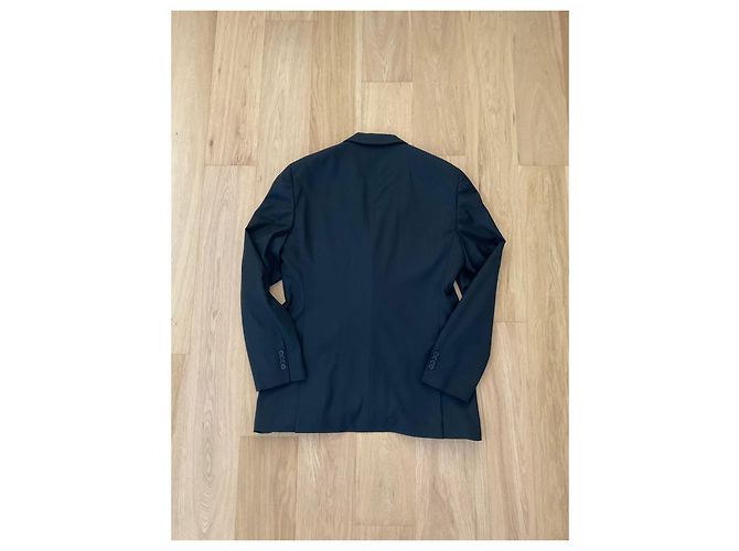 Façonnable Schwarzer Wollblazer - Ansicht 3