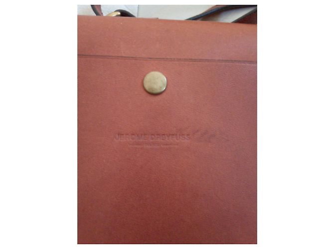 Pochette Jerome Dreyfuss in pelle marrone chiaro - vista 4
