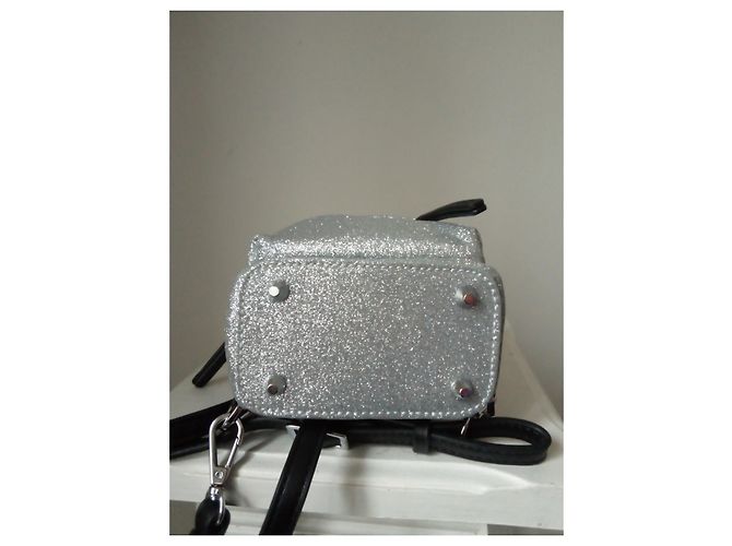 Mini zaino Chiara Ferragni argento - vista 4