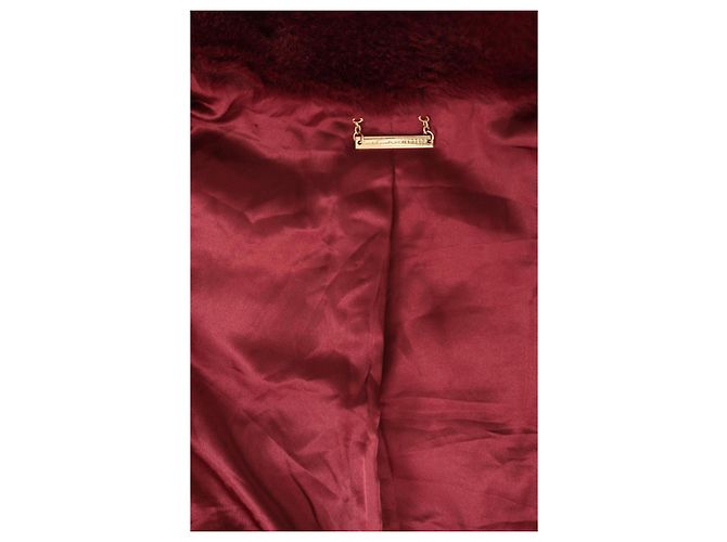 Abrigo Diane Von Furstenberg Burdeos Poliéster Talla S - vista 3