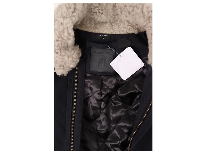 Autre Marque Norwegian Rain Navy Blue Wool Jacket - view 3