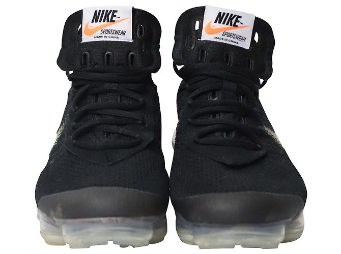 Nike x Off White Vapormax FK Sneaker aus schwarzem Polyester - Ansicht 2