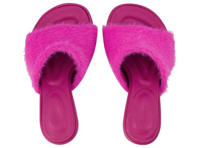 Jacquemus Mules Argilla in Poliammide Rosa - vista 4