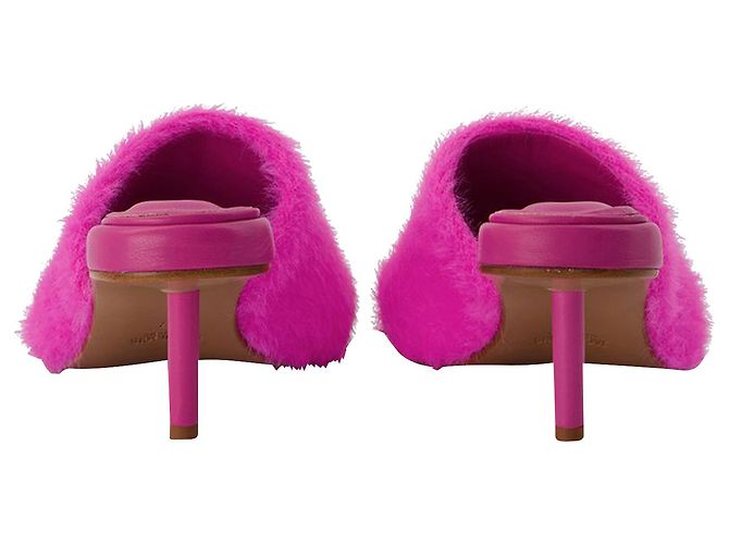 Jacquemus Mules Argilla in Poliammide Rosa - vista 3