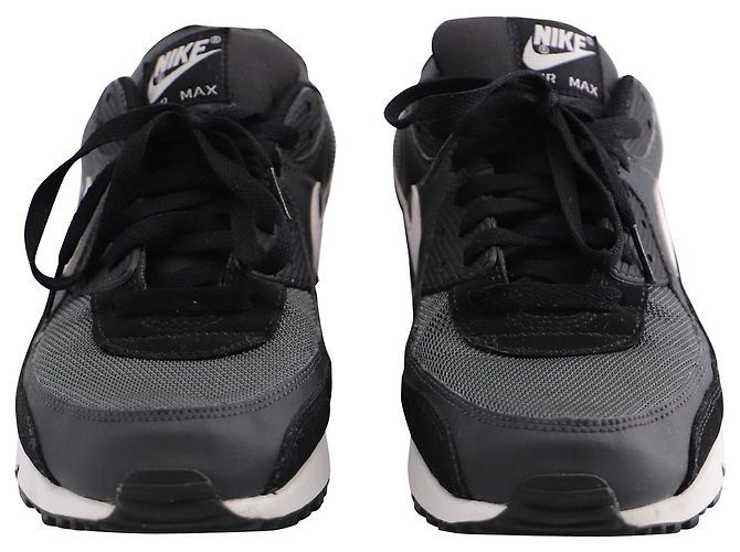 Nike Air Max 90 Sneakers in Pelle Nera - vista 3