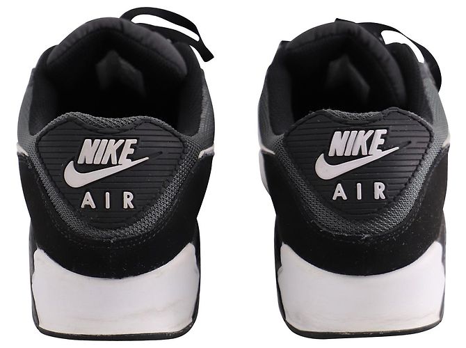 Nike Air Max 90 Sneakers in Pelle Nera - vista 4