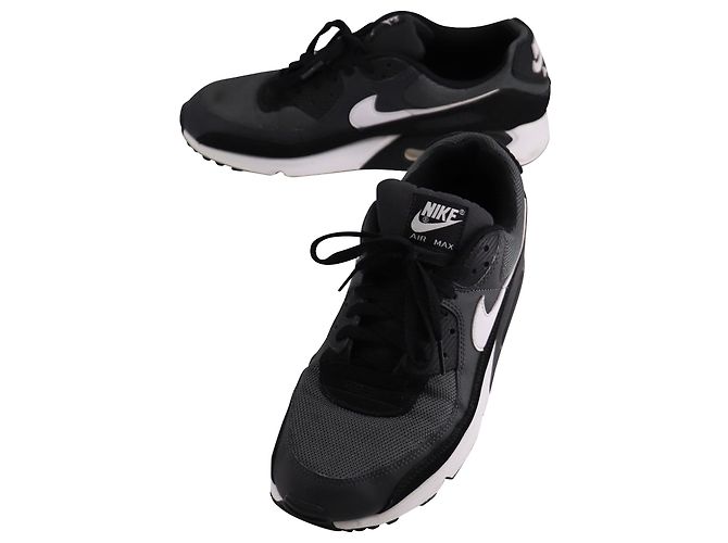Nike Air Max 90 Sneakers in Pelle Nera - vista 8