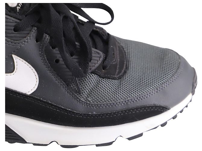 Nike Air Max 90 Sneakers in Pelle Nera - vista 9