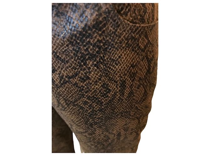 Agnès b. Agnès B snake pattern trousers - view 2