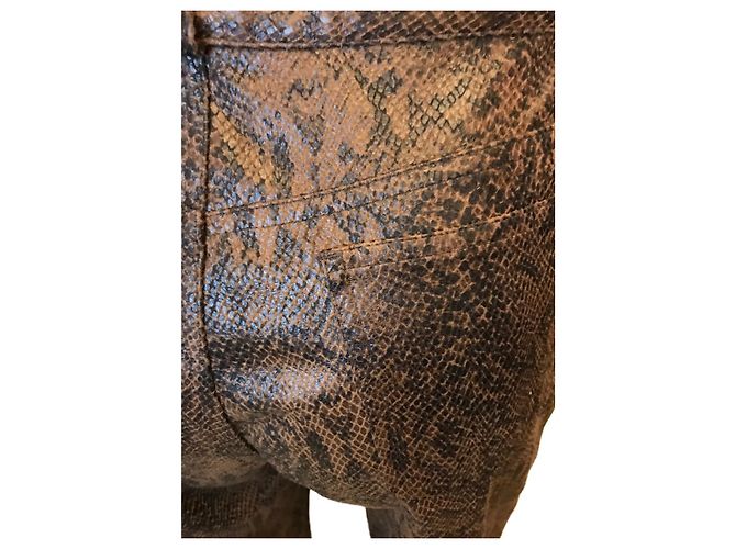 Agnès b. Agnès B snake pattern trousers - view 4