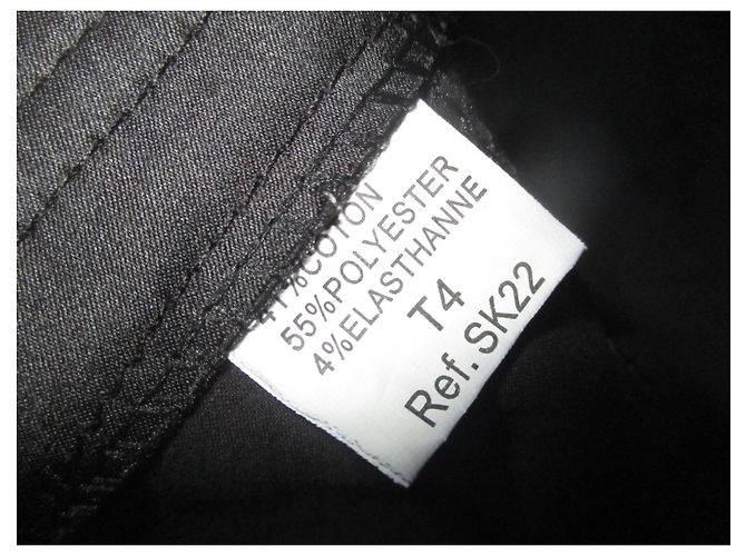 Autre Marque Falda Lulumary de algodón negra Talla 42 Negro - vista 7