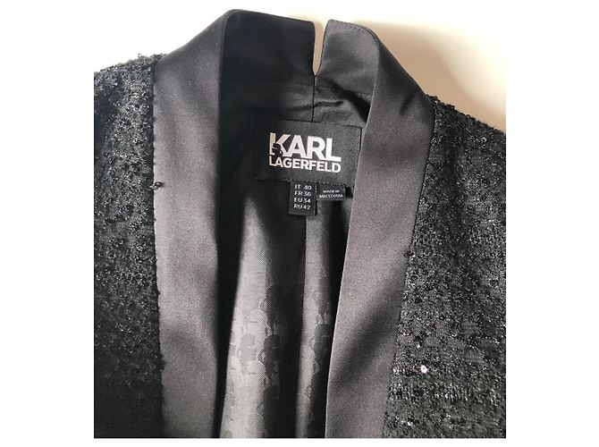 Karl Lagerfeld Sequin tweed - view 6