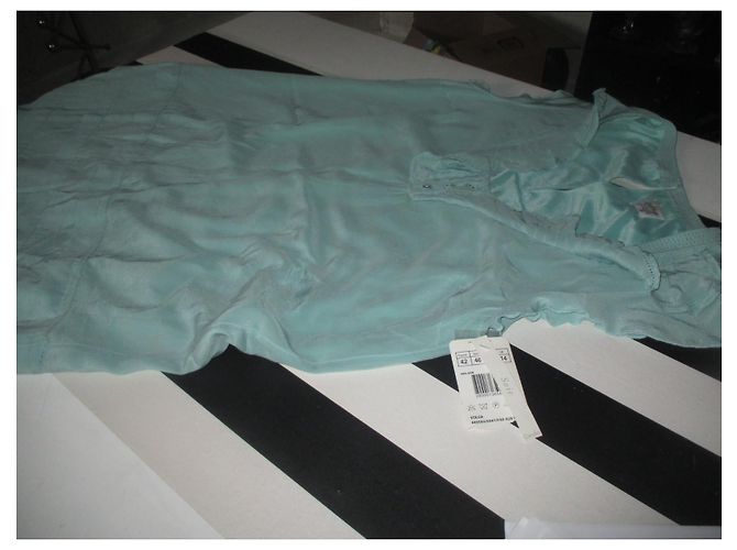 Autre Marque Camaieu Seidenkleid Wassergrün Hellgrün - Ansicht 6