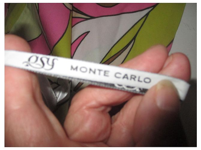 Autre Marque Falda Spy Monté Carlo de algodón con flores rosa Multicolor - vista 7
