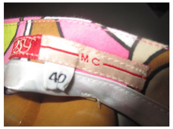 Autre Marque Falda Spy Monté Carlo de algodón con flores rosa Multicolor - vista 8
