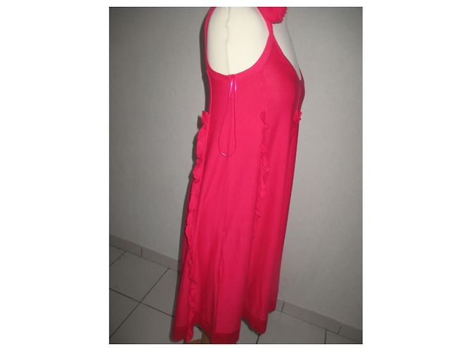 Vestido de Sonia Rykiel pour H&M de algodón fucsia - vista 2
