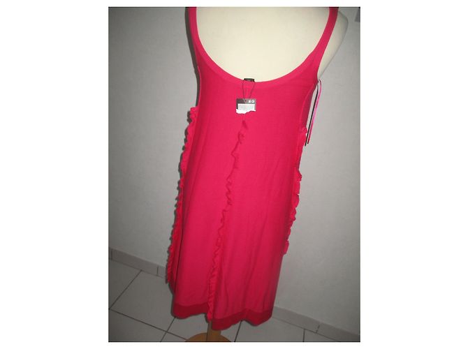 Vestido de Sonia Rykiel pour H&M de algodón fucsia - vista 4