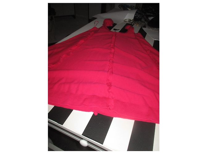 Vestido de Sonia Rykiel pour H&M de algodón fucsia - vista 7