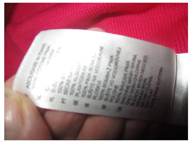 Vestido de Sonia Rykiel pour H&M de algodón fucsia - vista 8