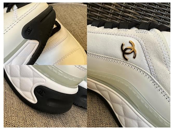 Sneakers Classiche CHANEL in Avorio Bianco - vista 9