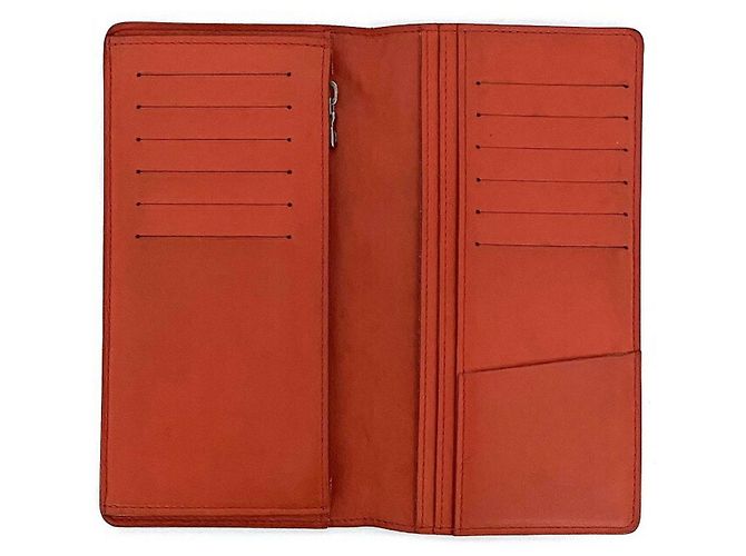 Louis Vuitton Portefeuille Brazza Rosso - vista 5