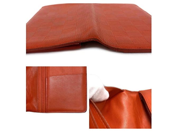 Louis Vuitton Portefeuille Brazza Rosso - vista 7