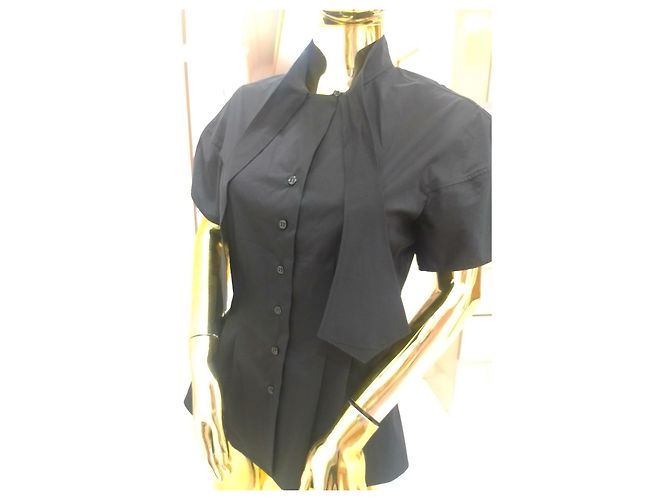 Yves Saint Laurent #yvessaintlorent#nero#camicia#38#36#s#m - vista 6