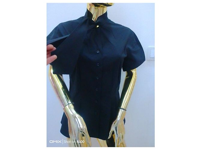 Yves Saint Laurent #yvessaintlorent#nero#camicia#38#36#s#m - vista 3