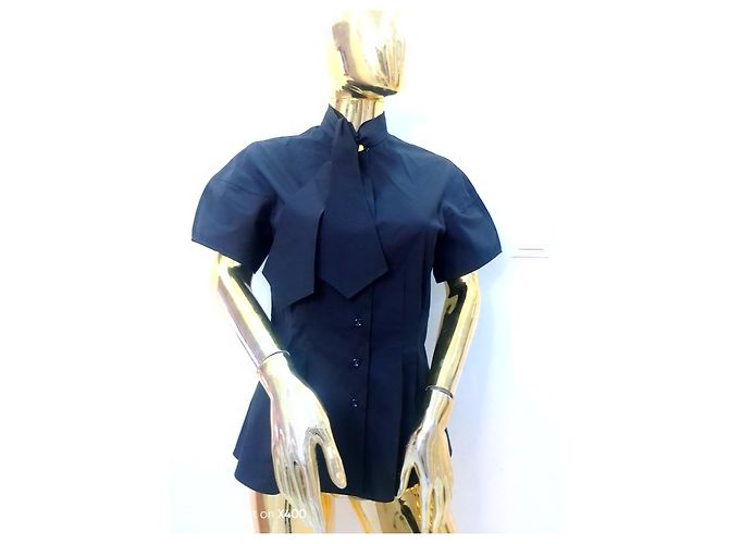 Yves Saint Laurent #yvessaintlorent#nero#camicia#38#36#s#m - vista 2