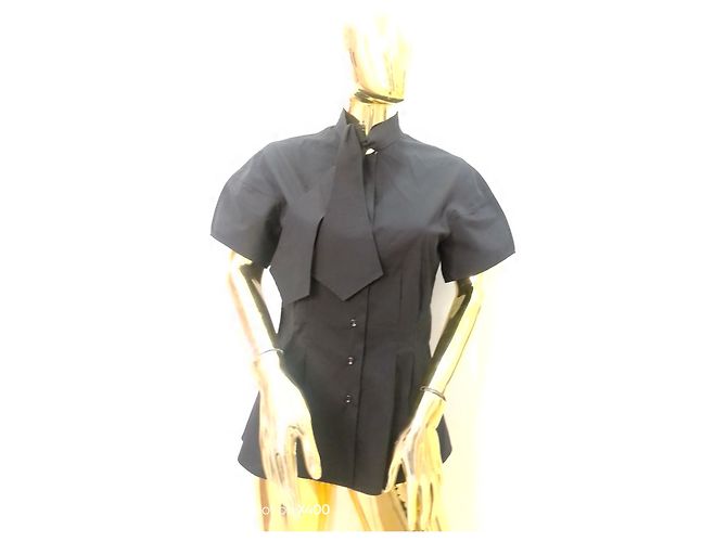 Yves Saint Laurent #yvessaintlorent#nero#camicia#38#36#s#m - vista 10