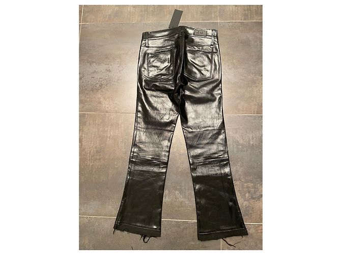 Pantalones RTA de charol negro - vista 3
